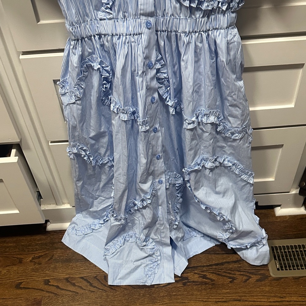 Kate Spade for target Light Blue Ruffle Shirt Dress - Picture 6 of 8